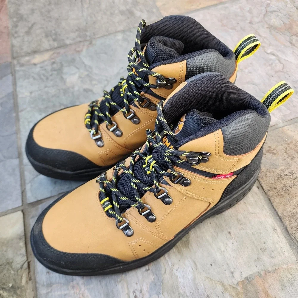 BRAHMA STEEL TOE BOOTS - Mens Sz: 8.5 - Hiking Workwear Construction Safety